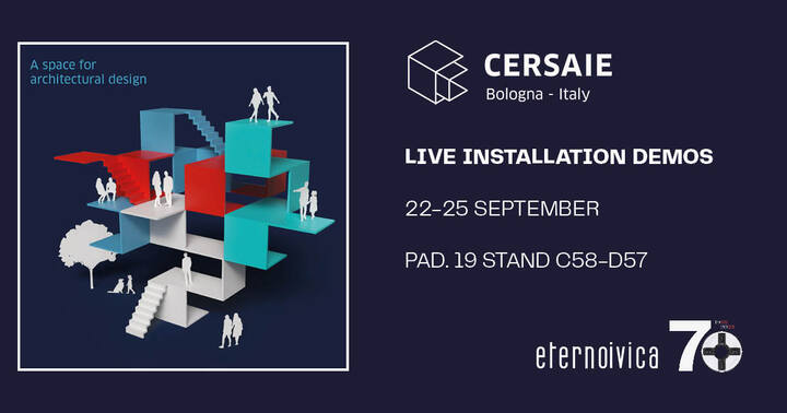 Live Demonstrations at Cersaie Live Demonstrations at Cersaie